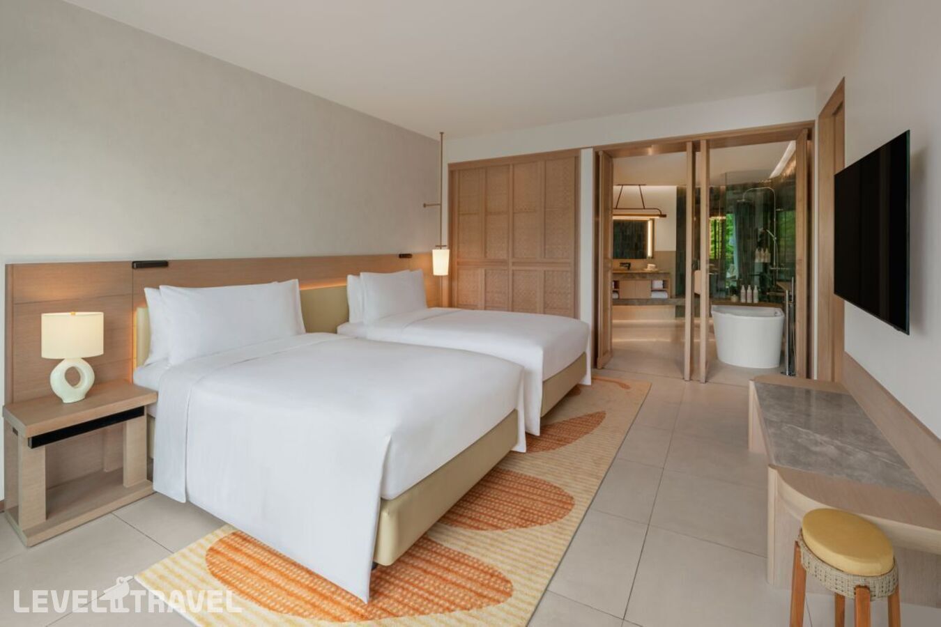 фотографии номера Люкс с доступом к бассейну (2 спальни) отеля Le Meridien Phuket Maikhao Beach Resort (Ex. Holiday Inn Resort Phuket Mai Khao Beach) в Таиланд(Май Као Бич) - фото №5