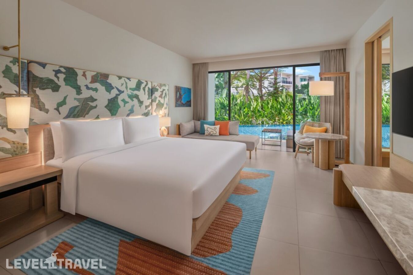 фотографии номера Люкс с доступом к бассейну (2 спальни) отеля Le Meridien Phuket Maikhao Beach Resort (Ex. Holiday Inn Resort Phuket Mai Khao Beach) в Таиланд(Май Као Бич) - фото №2