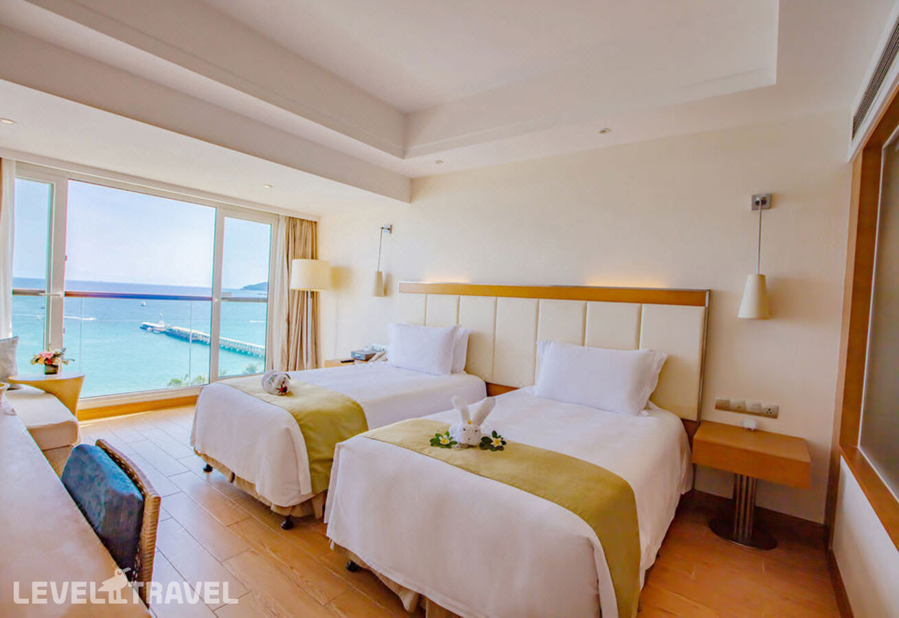 фотографии номера Делюкс с видом на море (две односпальные кровати) отеля Ocean View Resort Yalong Bay (Ex.Narada Sanya Yalong Bay) в Китай(Ялонг Бэй) - фото №3