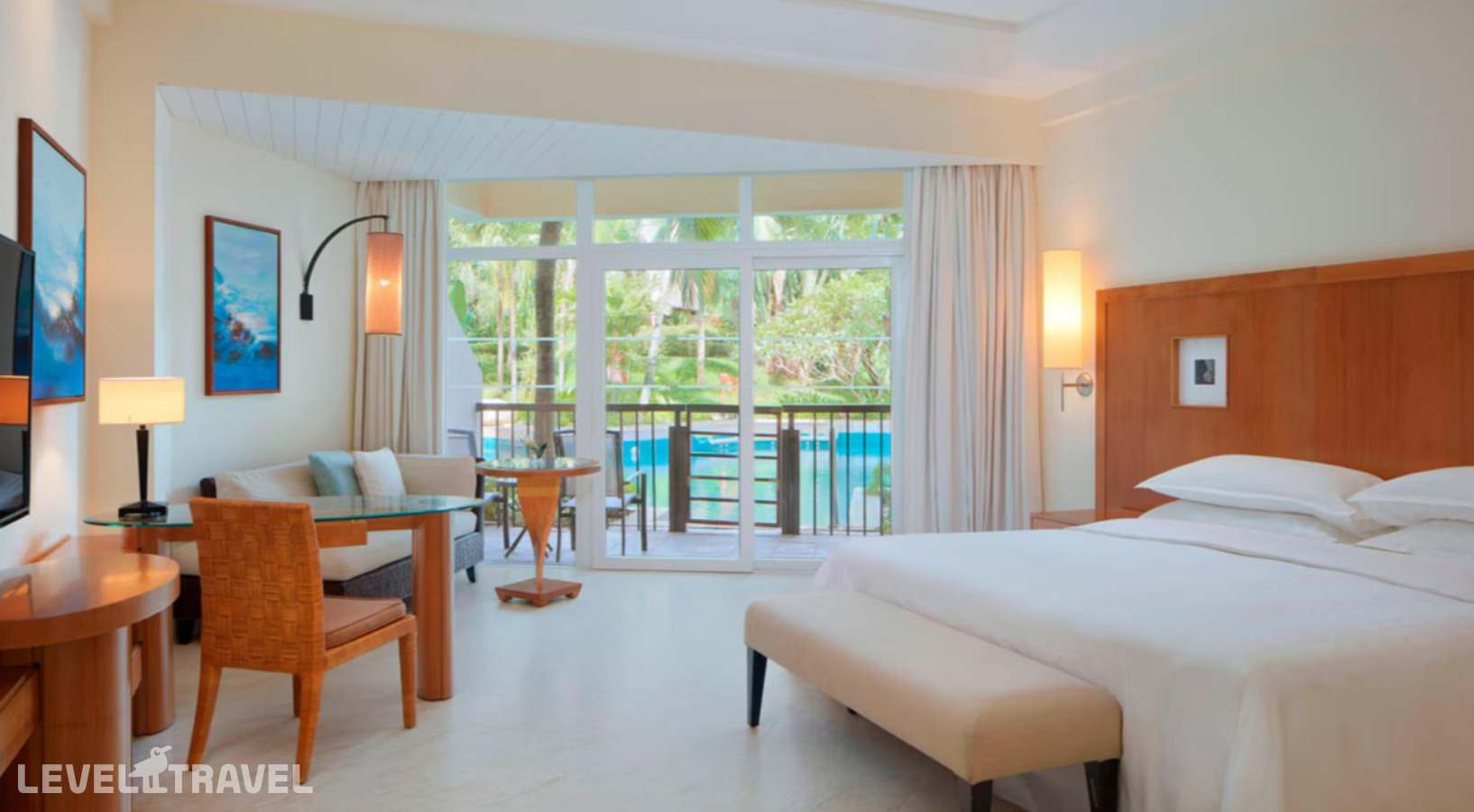 фотографии номера Гранд Делюкс с видом на лагуну отеля Sheraton Sanya Resort в Китай(Ялонг Бэй) - фото №1