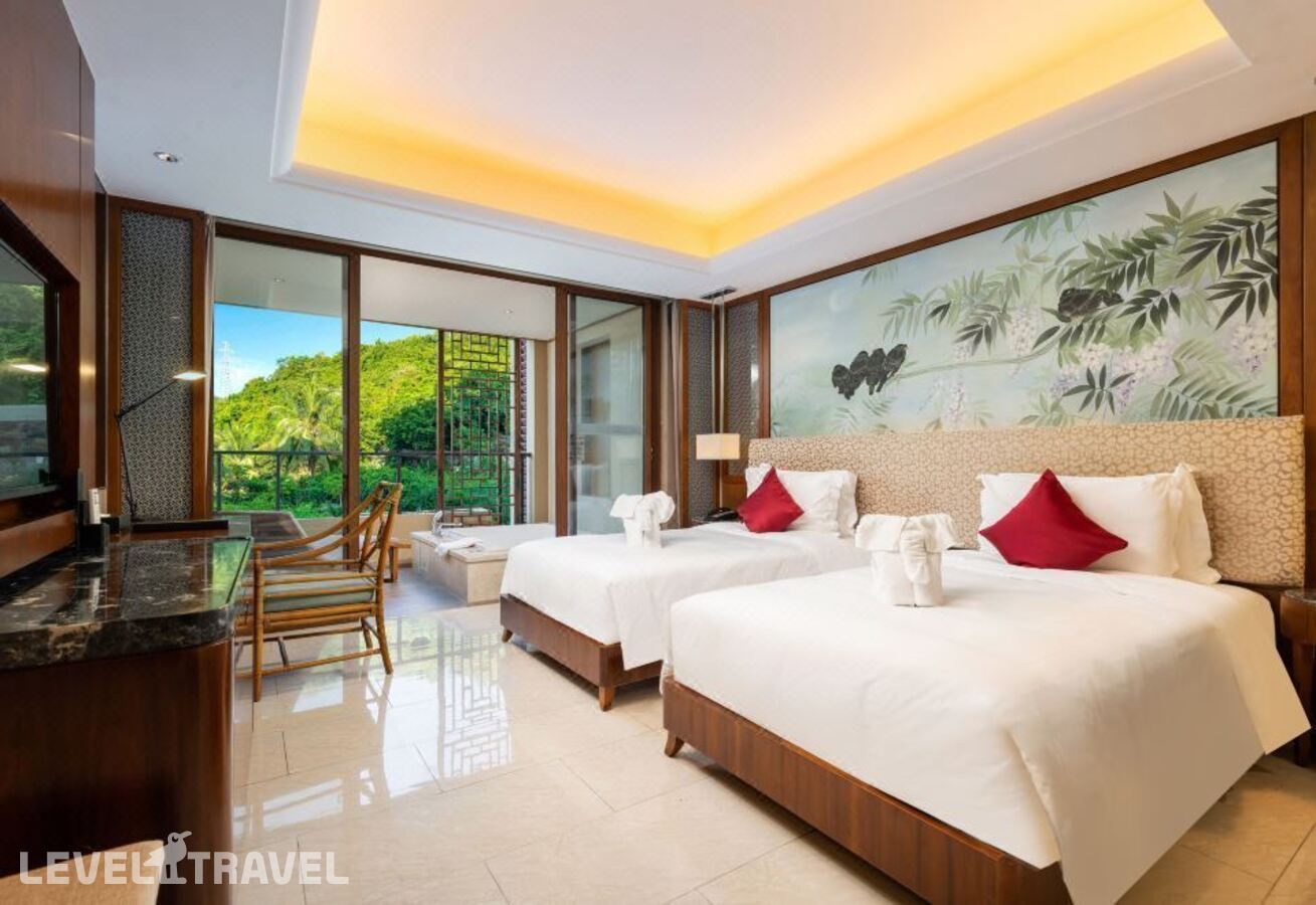 фотографии номера Стандартный с видом на сад отеля Four Season Ocean Courtyard Hotel в Китай(Дадунхай Бэй) - фото №4