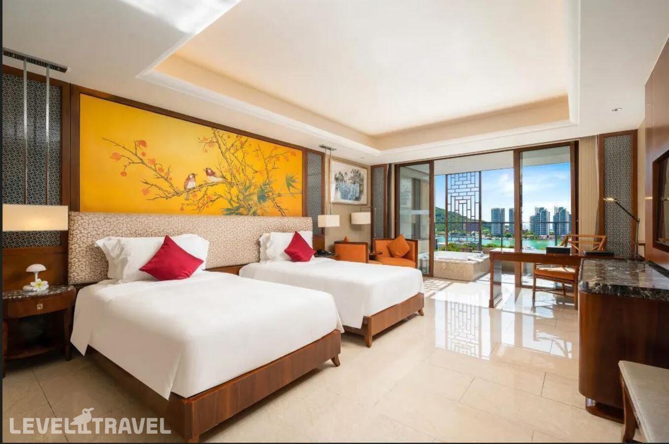 фотографии номера Стандартный с видом на море отеля Four Season Ocean Courtyard Hotel в Китай(Дадунхай Бэй) - фото №3