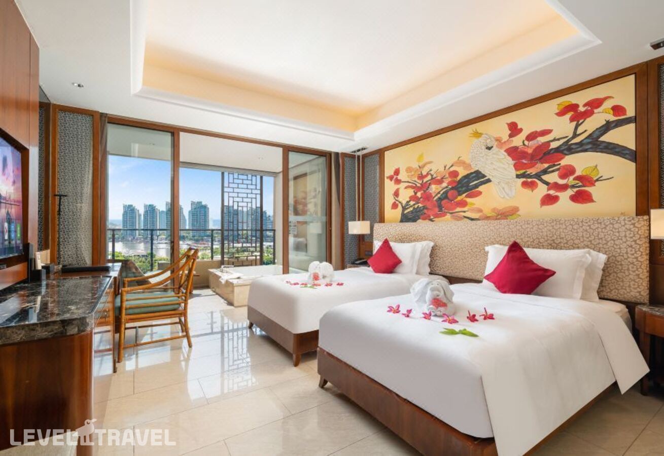 фотографии номера Стандартный с видом на залив отеля Four Season Ocean Courtyard Hotel в Китай(Дадунхай Бэй) - фото №4