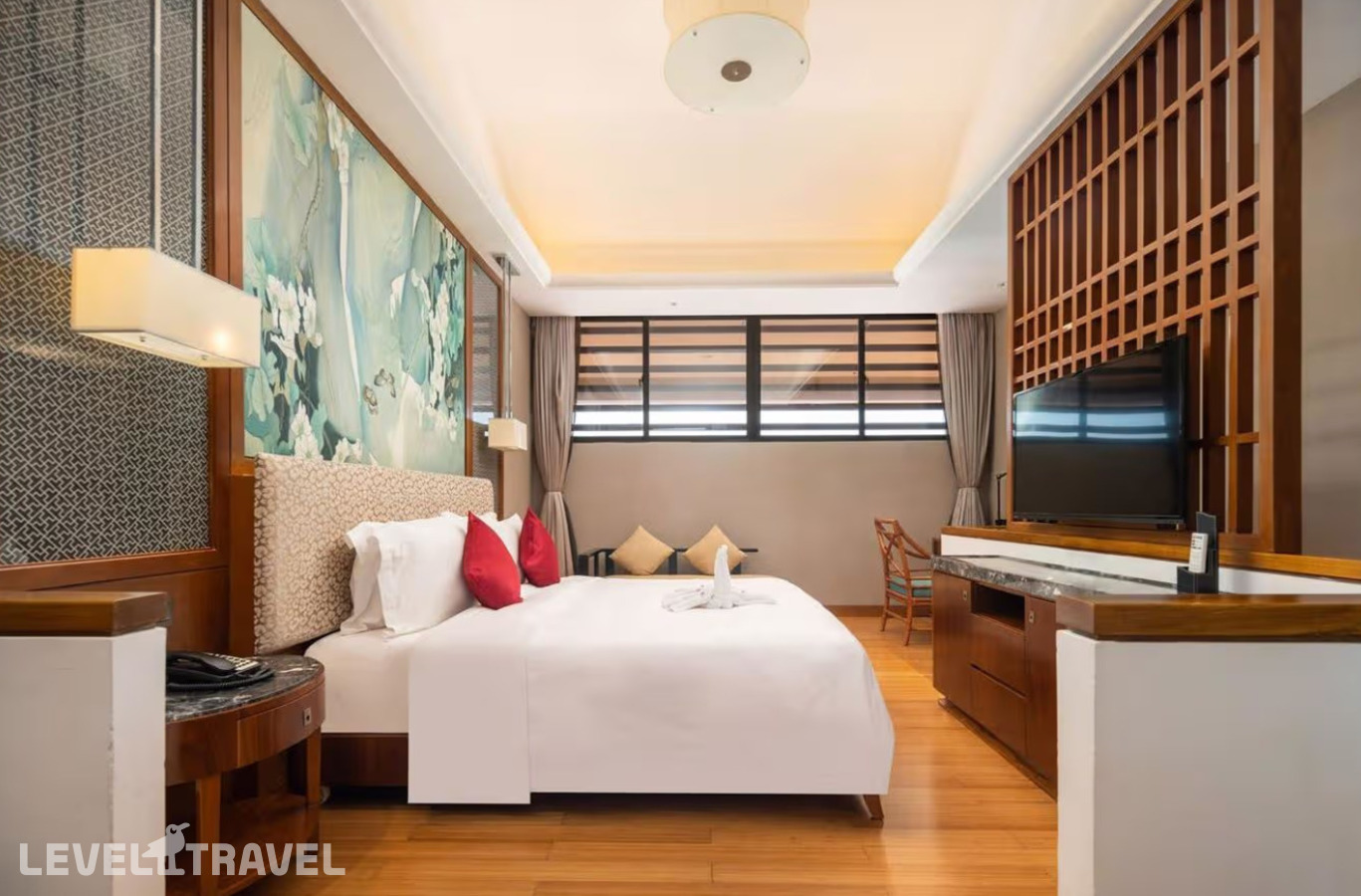 фотографии номера Люкс двухэтажный (2 спальни) отеля Four Season Ocean Courtyard Hotel в Китай(Дадунхай Бэй) - фото №3