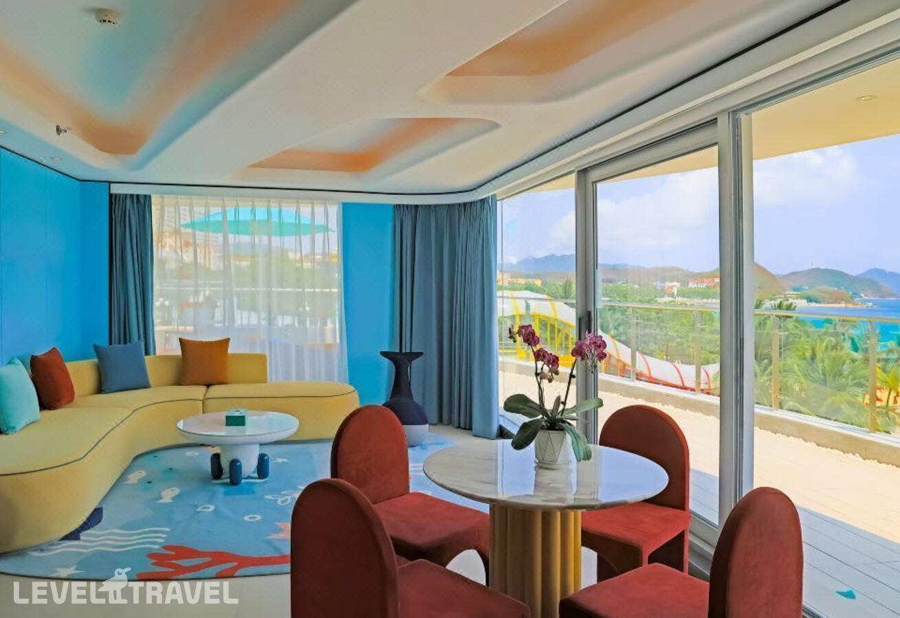 фотографии номера Семейный люкс с видом на море отеля Pearl River Garden Hotel в Китай(Дадунхай Бэй) - фото №2