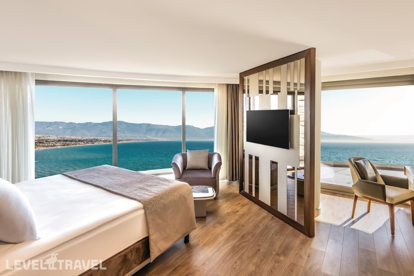 фотографии номера Люкс панорамный отеля Beks Premium Resort & Spa в Турция(Кушадасы) - фото №4