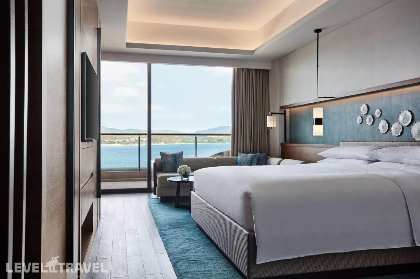 фотографии номера Люкс с панорамным видом на океан отеля JW Marriott Hotel Sanya Dadonghai Bay (Ex. Shanhaitian) в Китай(Дадунхай Бэй) - фото №2
