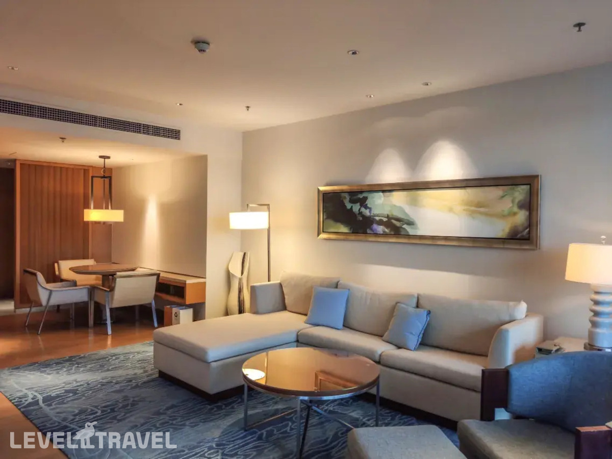 фотографии номера Люкс с панорамным видом на океан отеля JW Marriott Hotel Sanya Dadonghai Bay (Ex. Shanhaitian) в Китай(Дадунхай Бэй) - фото №7