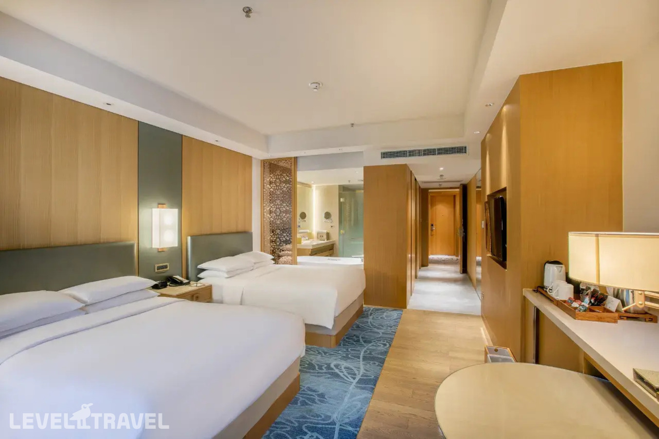 фотографии номера Делюкс (две односпальные кровати) отеля JW Marriott Hotel Sanya Dadonghai Bay (Ex. Shanhaitian) в Китай(Дадунхай Бэй) - фото №5