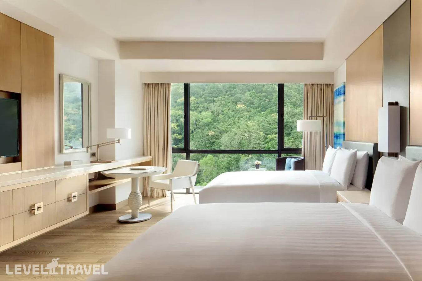 фотографии номера Делюкс (две односпальные кровати) отеля JW Marriott Hotel Sanya Dadonghai Bay (Ex. Shanhaitian) в Китай(Дадунхай Бэй) - фото №1