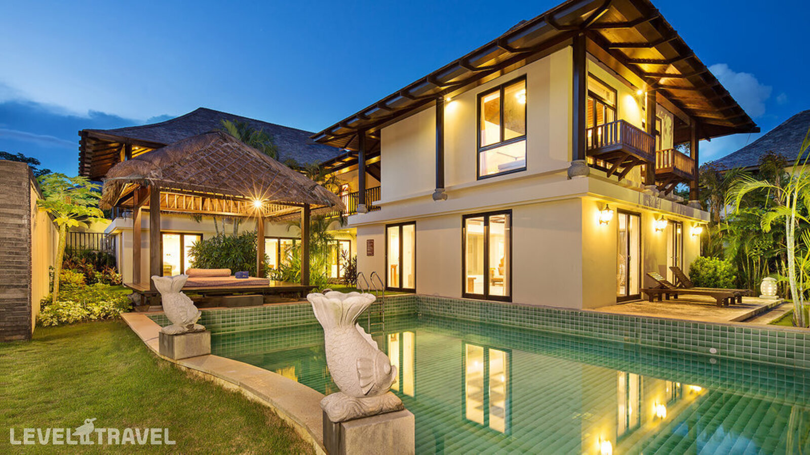 фотографии номера Представительская вилла с бассейном (4 спальни) отеля Yalong Bay Villas & Spa в Китай(Ялонг Бэй) - фото №2
