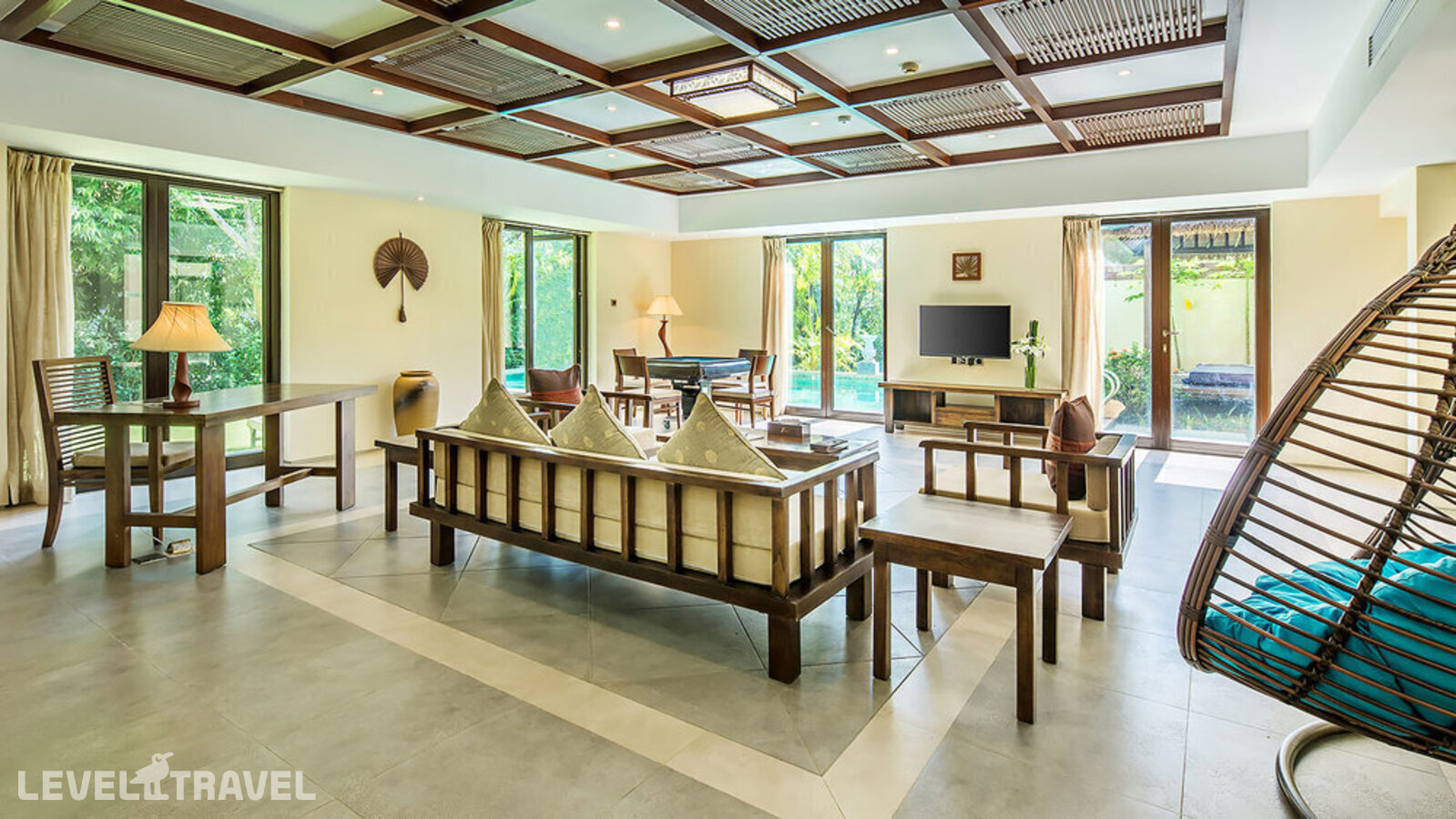 фотографии номера Представительская вилла с бассейном (4 спальни) отеля Yalong Bay Villas & Spa в Китай(Ялонг Бэй) - фото №13