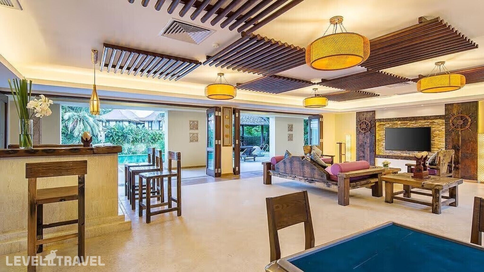 фотографии номера Вилла Делюкс (две отдельные кровати) отеля Yalong Bay Villas & Spa в Китай(Ялонг Бэй) - фото №8