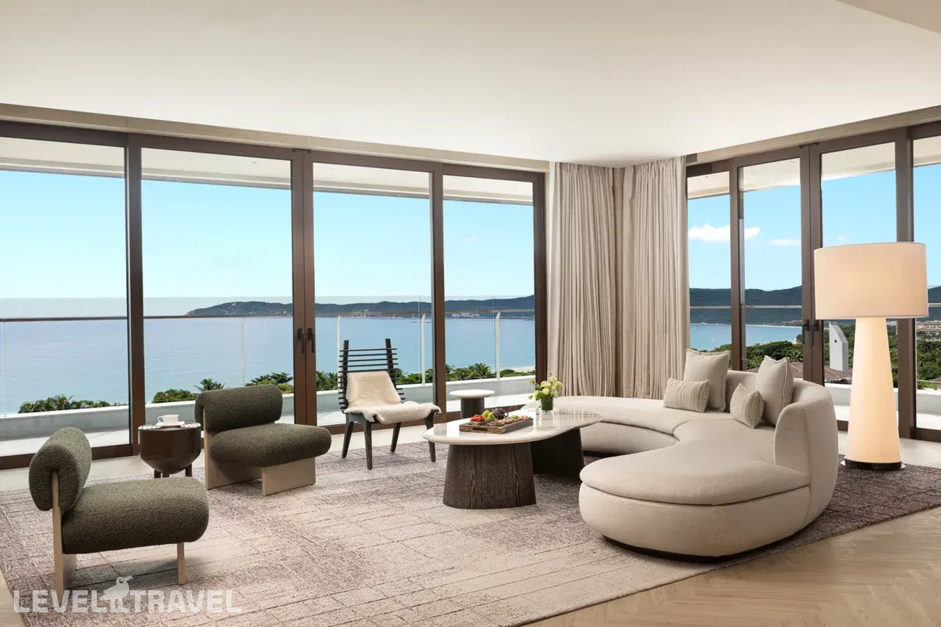 фотографии номера Люкс с панорамным видом на океан отеля Hualuxe Sanya Yalong Bay Resort в Китай(Ялонг Бэй) - фото №3