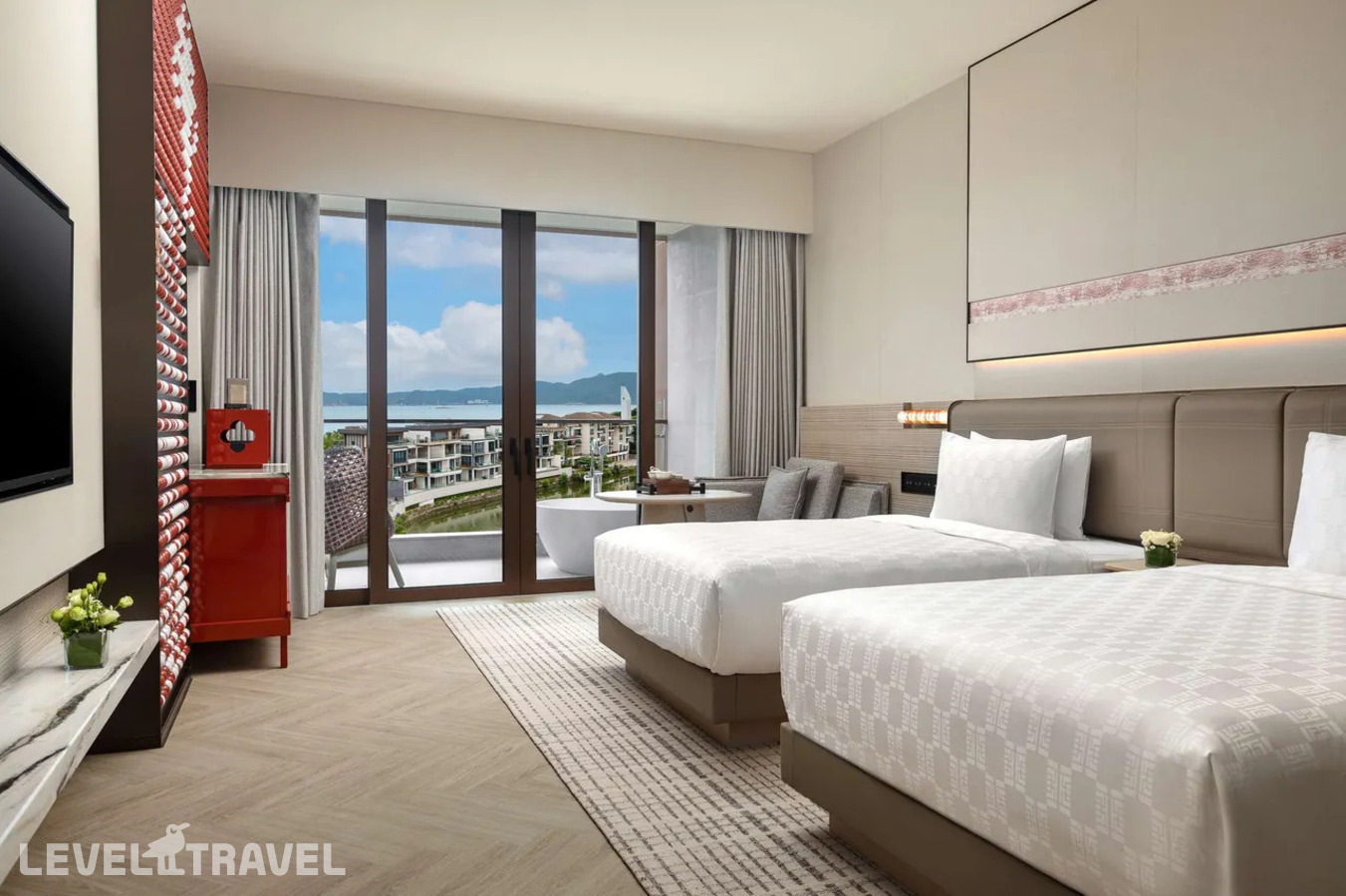 фотографии номера Стандартный с видом на океан и озеро отеля Hualuxe Sanya Yalong Bay Resort в Китай(Ялонг Бэй) - фото №3