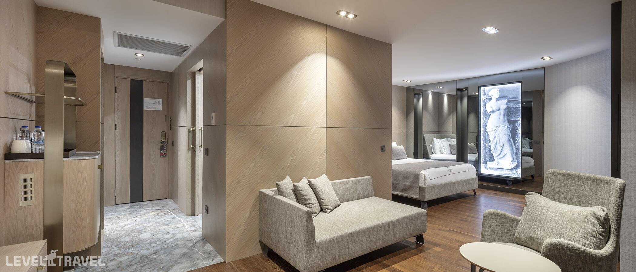 фотографии номера Семейный люкс отеля Melas Istanbul Hotel в Турция(Бешикташ) - фото №1