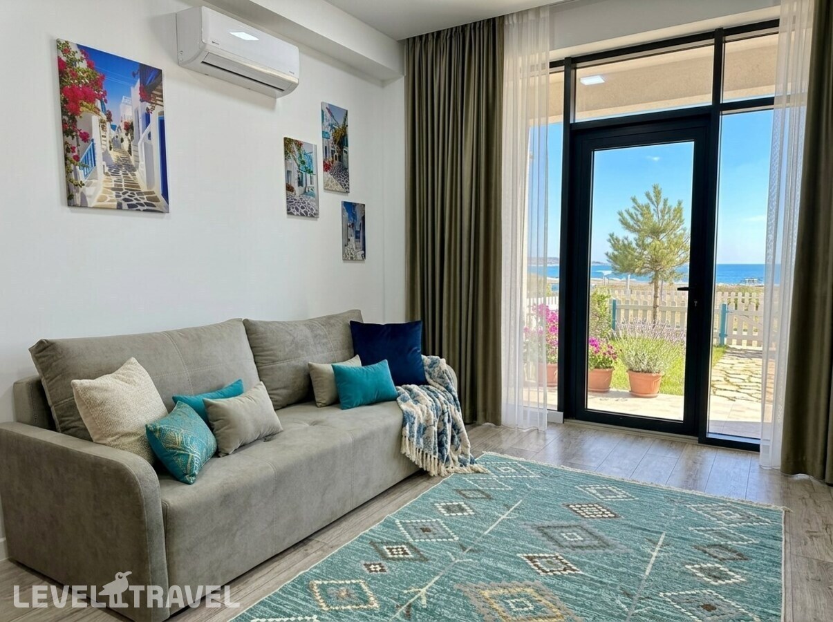 фотографии номера Семейный люкс Санторини отеля Santorini Family Club Hotel в Россия(Каспийск) - фото №1