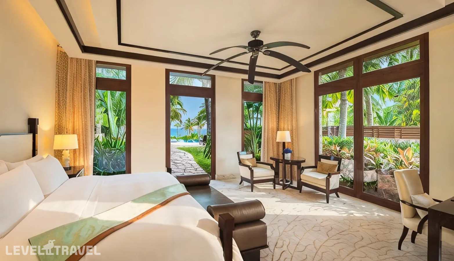фотографии номера Вилла с видом на море отеля The St. Regis Sanya Yalong Bay в Китай(Ялонг Бэй) - фото №1