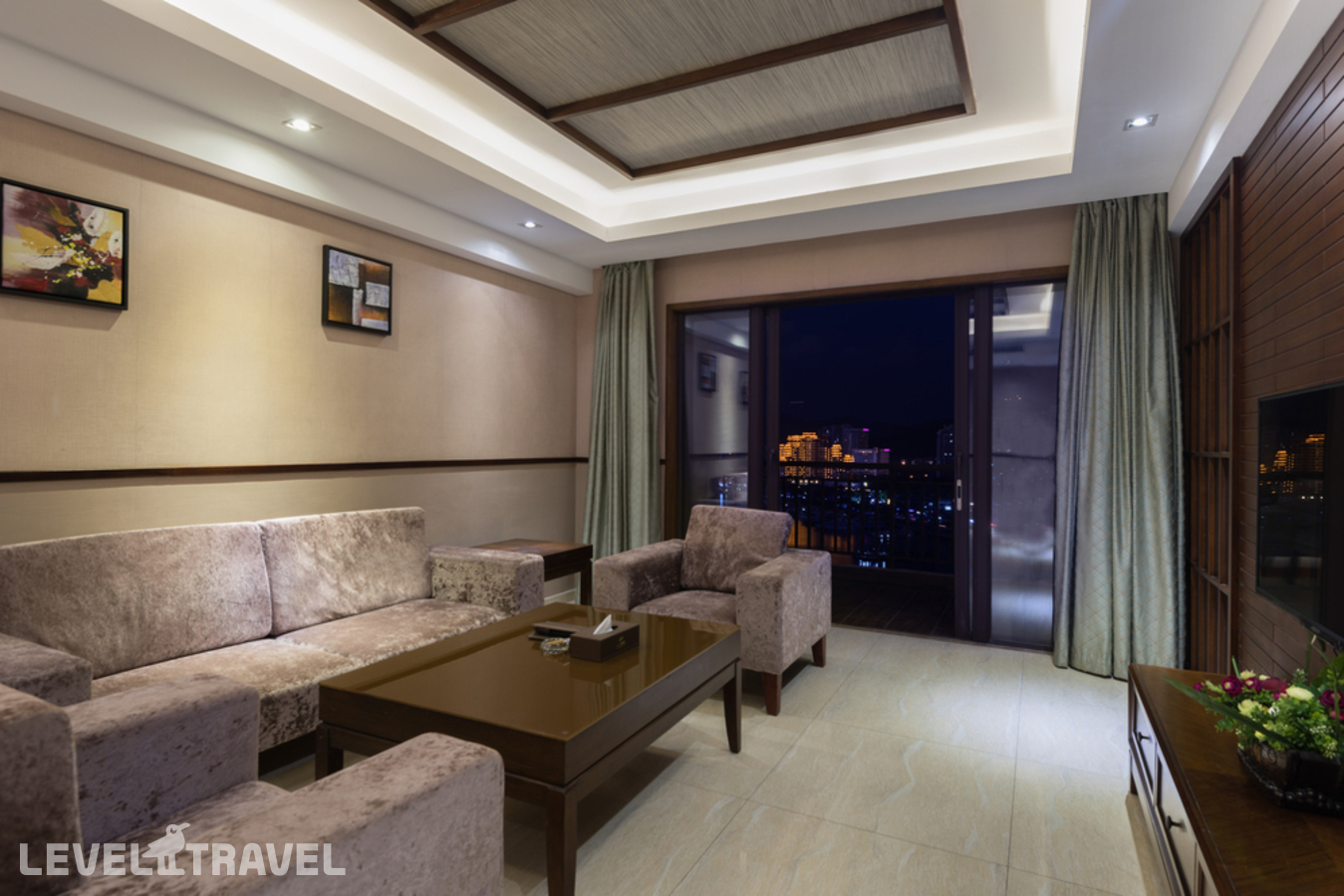 фотографии номера Семейный суперлюкс с видом на море (2 спальни) отеля Grand Metropark Bay Hotel в Китай(Санья) - фото №3