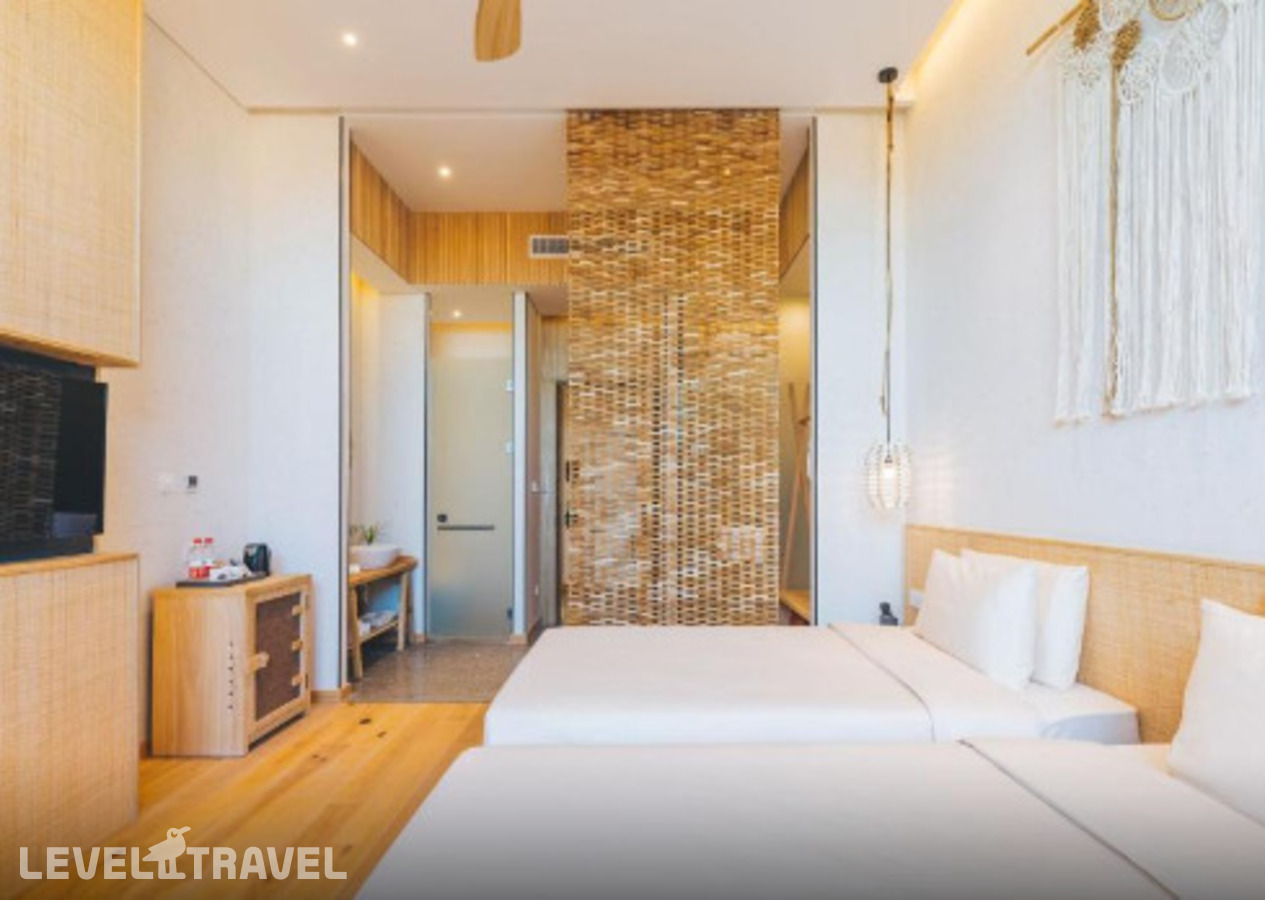 фотографии номера Улучшенный (две односпальные кровати) отеля Manli Hotel (Shanghai Pudong Airport Branch) в Китай(Шанхай) - фото №2