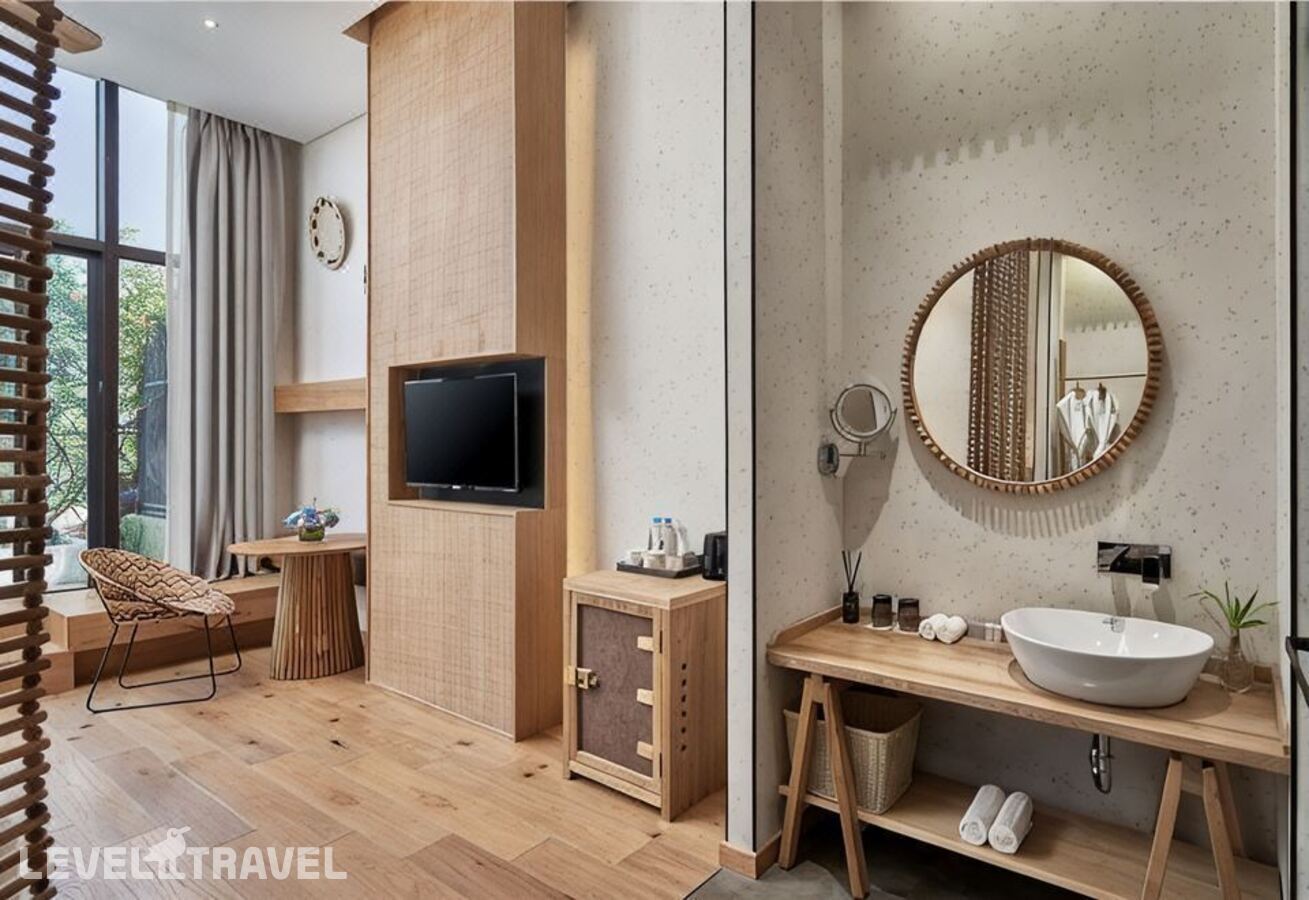 фотографии номера Стандартный с видом на сад (две односпальные кровати) отеля Manli Hotel (Shanghai Pudong Airport Branch) в Китай(Шанхай) - фото №3