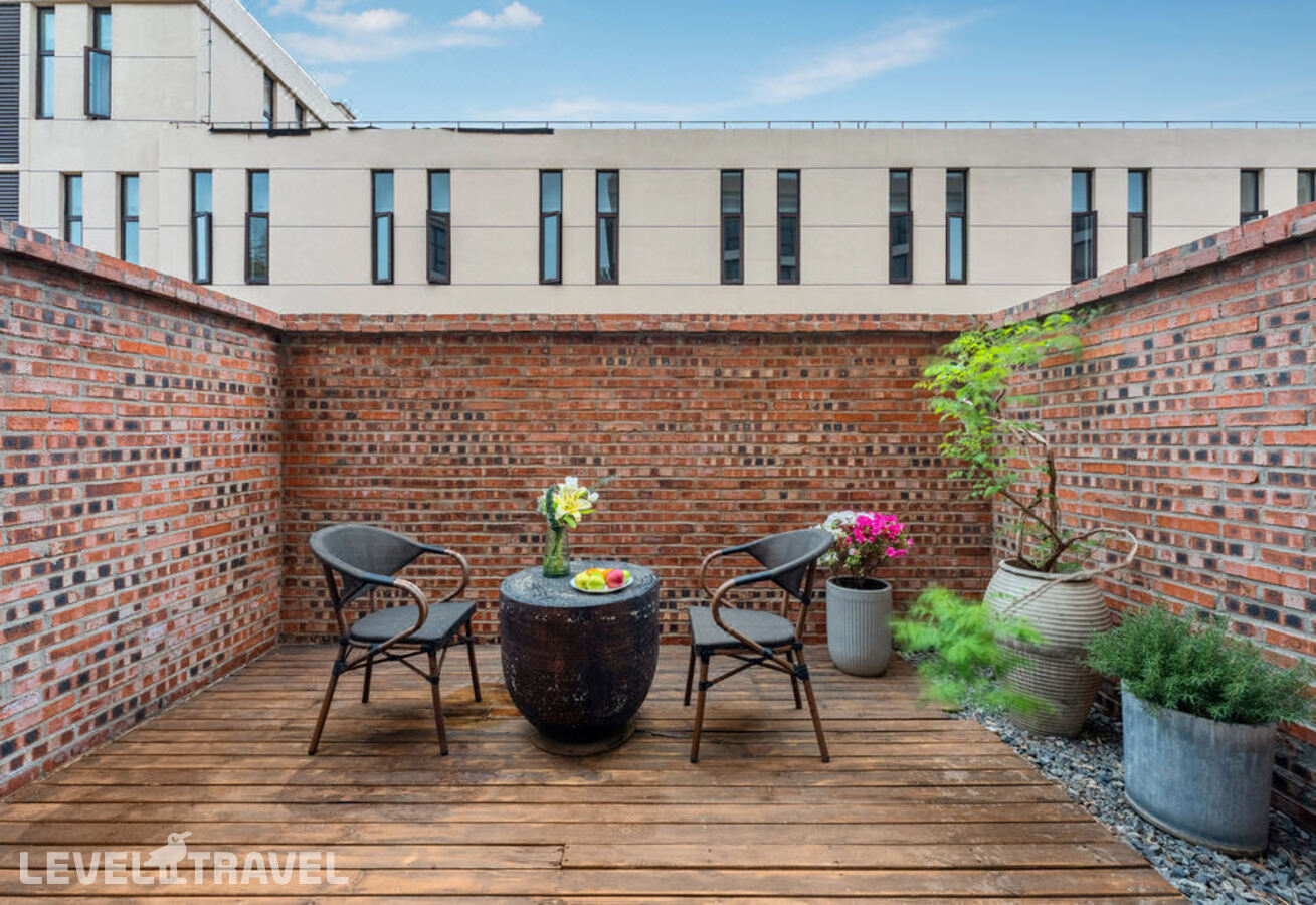 фотографии номера Стандартный с видом на сад (две односпальные кровати) отеля Manli Hotel (Shanghai Pudong Airport Branch) в Китай(Шанхай) - фото №4
