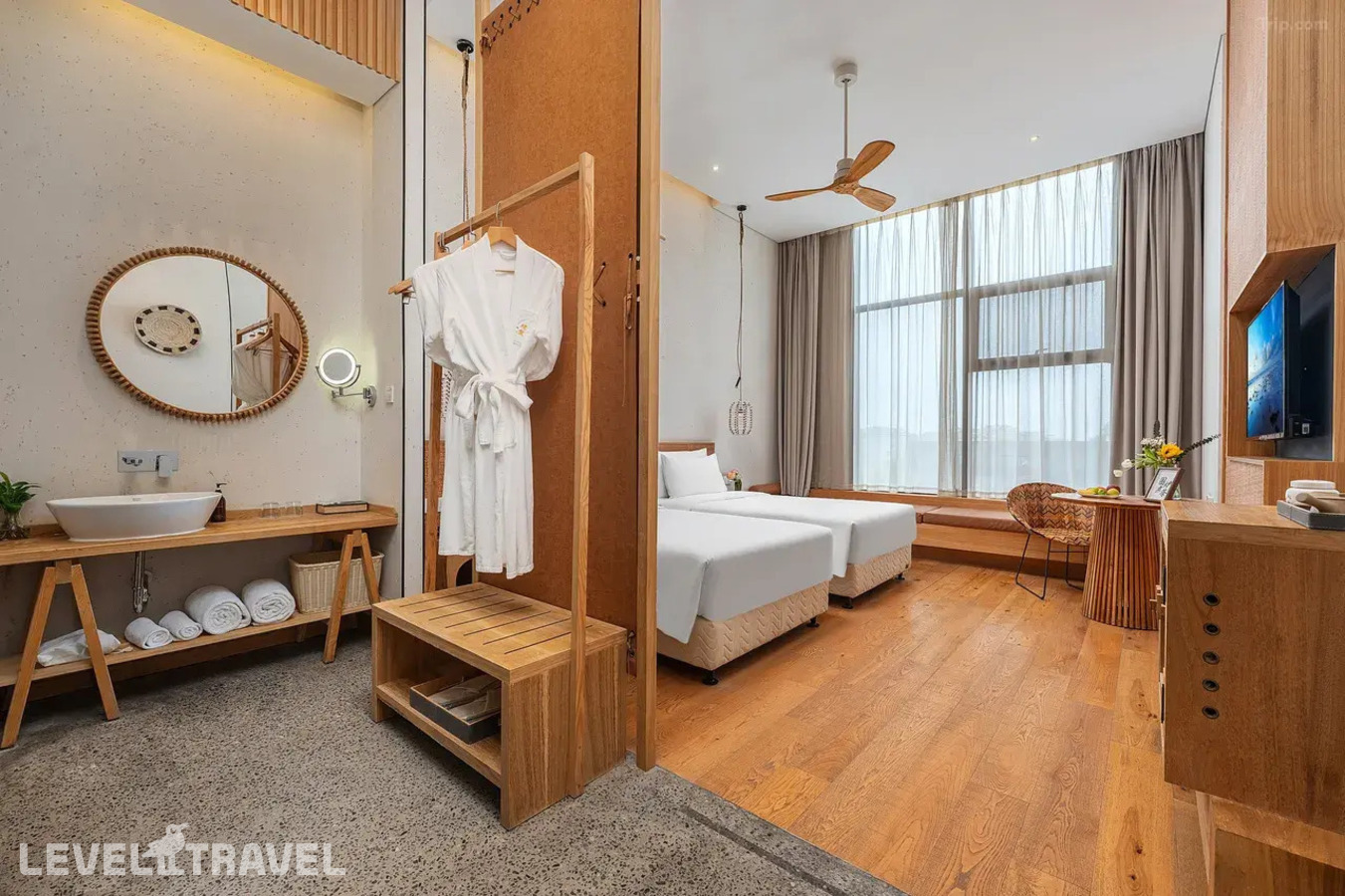 фотографии номера Стандартный (две односпальные кровати) отеля Manli Hotel (Shanghai Pudong Airport Branch) в Китай(Шанхай) - фото №2
