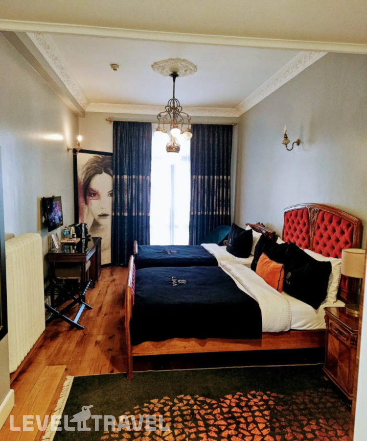 фотографии номера Улучшенный (две односпальные кровати) отеля Lina Hotel Taksim Pera (Ex. Walton Hotels Taksim Pera) в Турция(Бейоглу) - фото №1