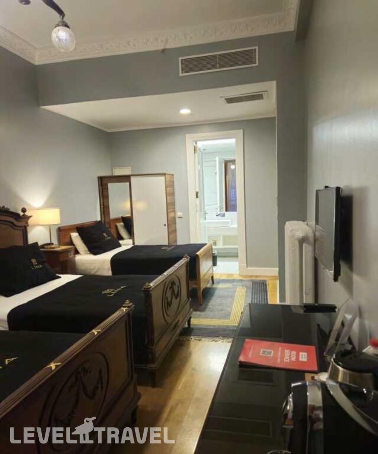 фотографии номера Номер Design (две односпальные кровати) отеля Lina Hotel Taksim Pera (Ex. Walton Hotels Taksim Pera) в Турция(Бейоглу) - фото №3