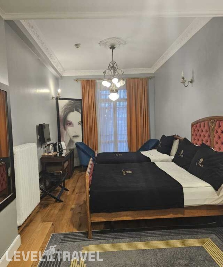 фотографии номера Номер Design (две односпальные кровати) отеля Lina Hotel Taksim Pera (Ex. Walton Hotels Taksim Pera) в Турция(Бейоглу) - фото №6