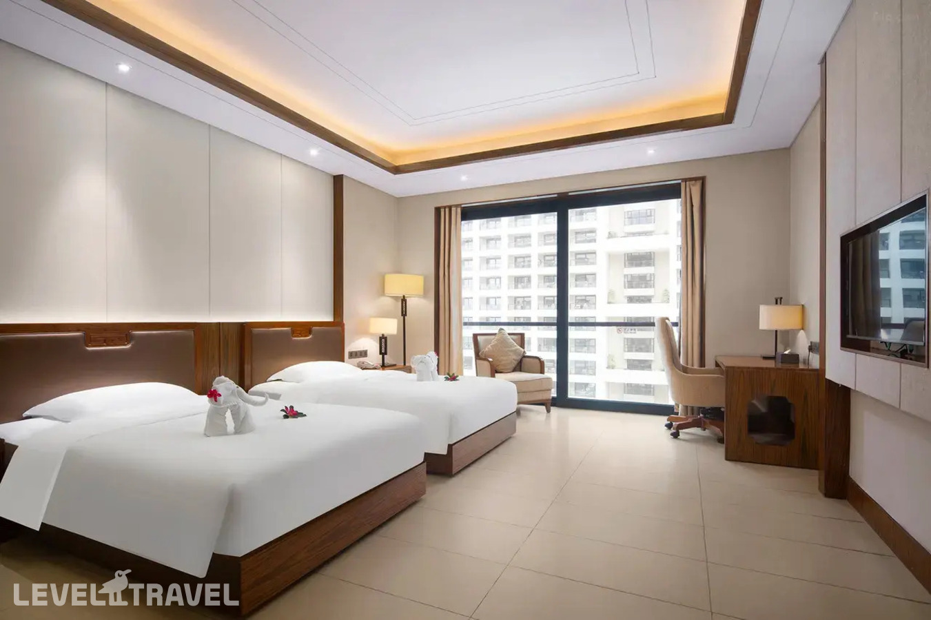 фотографии номера Делюкс с видом на сад отеля Sanya Jinghai Hotel &Resort (Ex.Jinghai International Holiday) в Китай(Санья) - фото №5