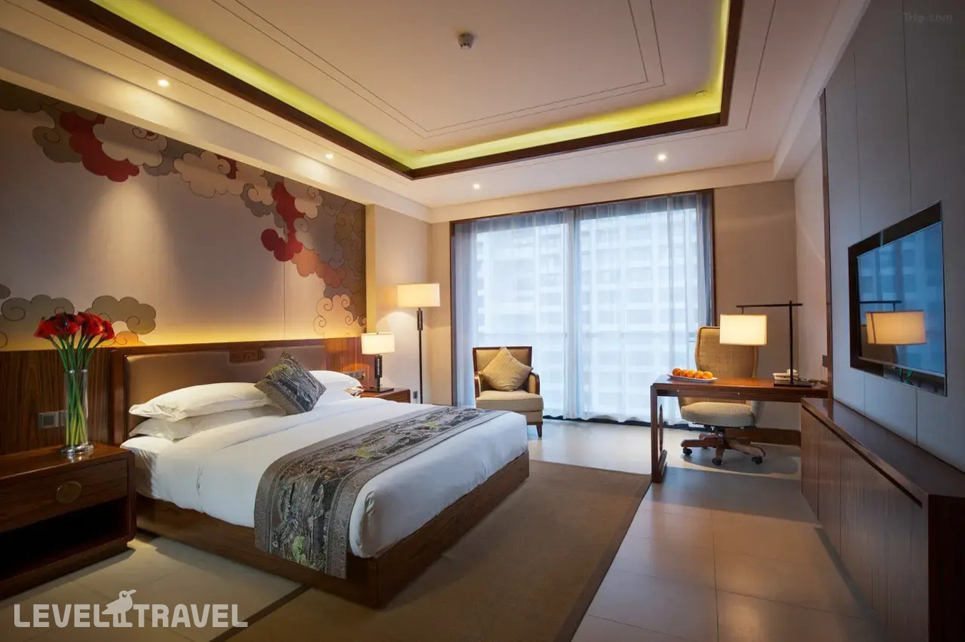 фотографии номера Делюкс с видом на сад отеля Sanya Jinghai Hotel &Resort (Ex.Jinghai International Holiday) в Китай(Санья) - фото №1