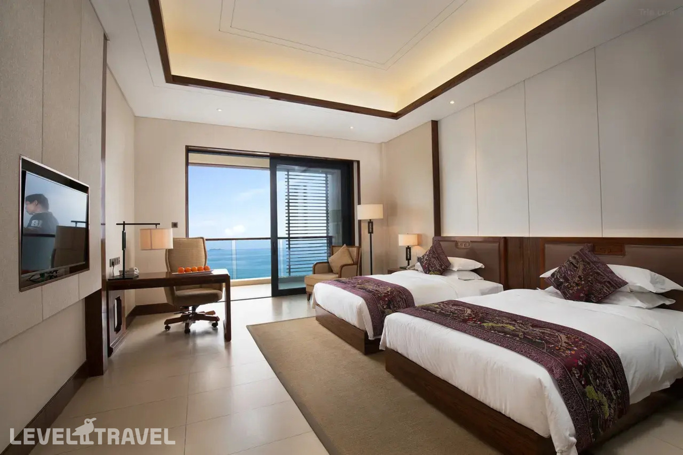 фотографии номера Делюкс с панорамным видом на море отеля Sanya Jinghai Hotel &Resort (Ex.Jinghai International Holiday) в Китай(Санья) - фото №4