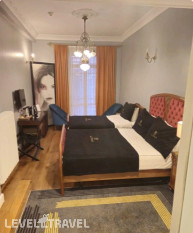 фотографии номера Дизайнерский номер (две односпальные кровати) отеля Lina Hotel Taksim Pera (Ex. Walton Hotels Taksim Pera) в Турция(Бейоглу) - фото №2