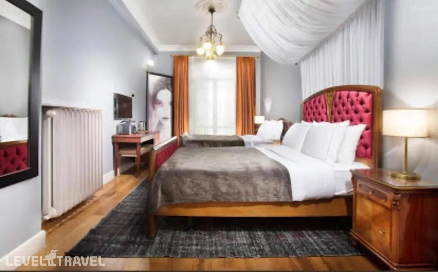 фотографии номера Улучшенный (две односпальные кровати) отеля Lina Hotel Taksim Pera (Ex. Walton Hotels Taksim Pera) в Турция(Бейоглу) - фото №1