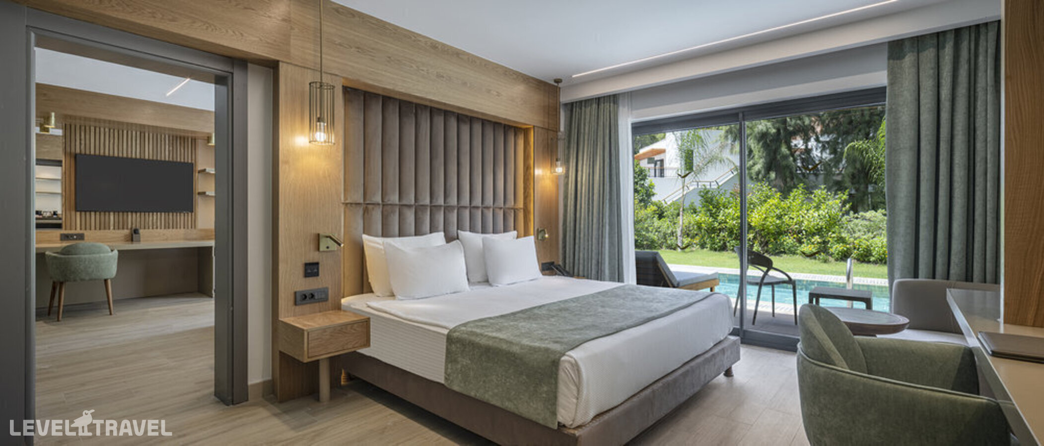 фотографии номера Семейный с выходом к бассейну отеля Movenpick Resort Antalya Tekirova (Ex Royal Diwa Tekirova) в Турция(Текирова) - фото №1