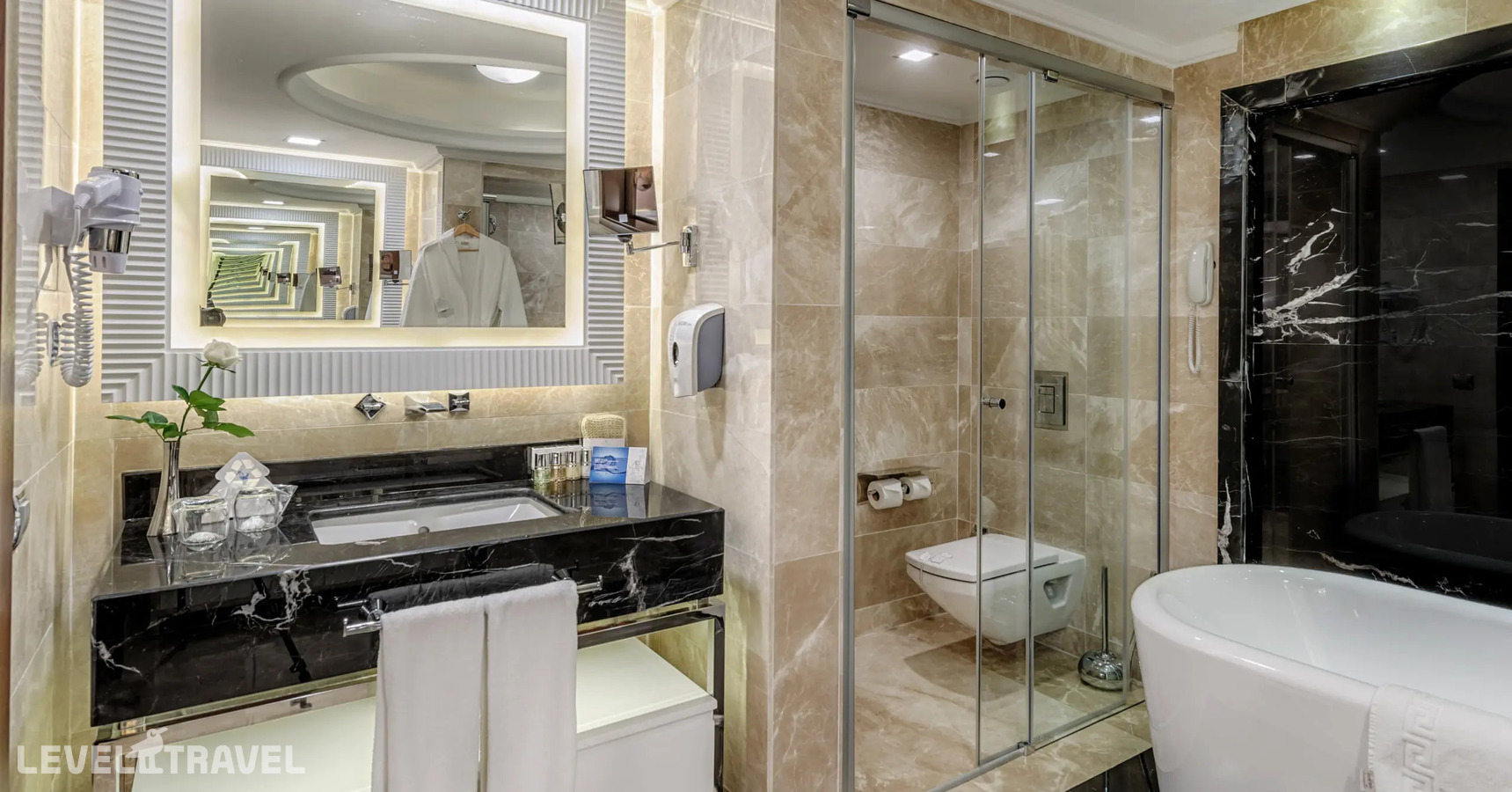 фотографии номера Люкс королевский отеля Dobedan Exclusive Hotel & Spa (Ex. Alva Donna Exclusive Hotel & Spa) в Турция(Богазкент) - фото №12