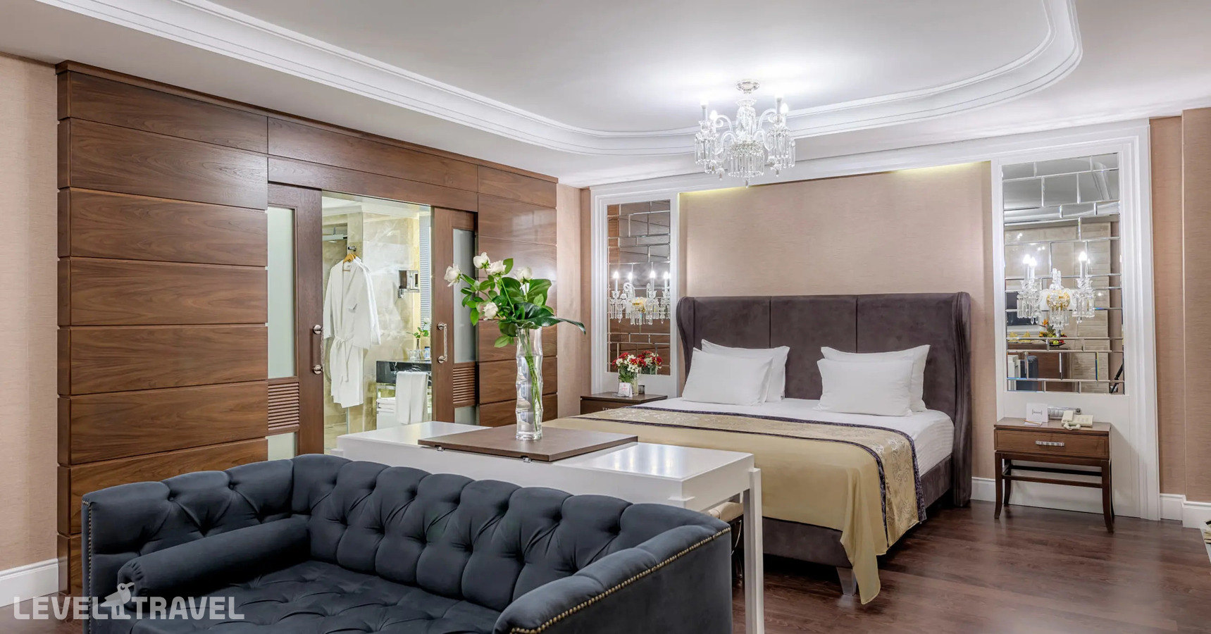 фотографии номера Люкс королевский отеля Dobedan Exclusive Hotel & Spa (Ex. Alva Donna Exclusive Hotel & Spa) в Турция(Богазкент) - фото №3