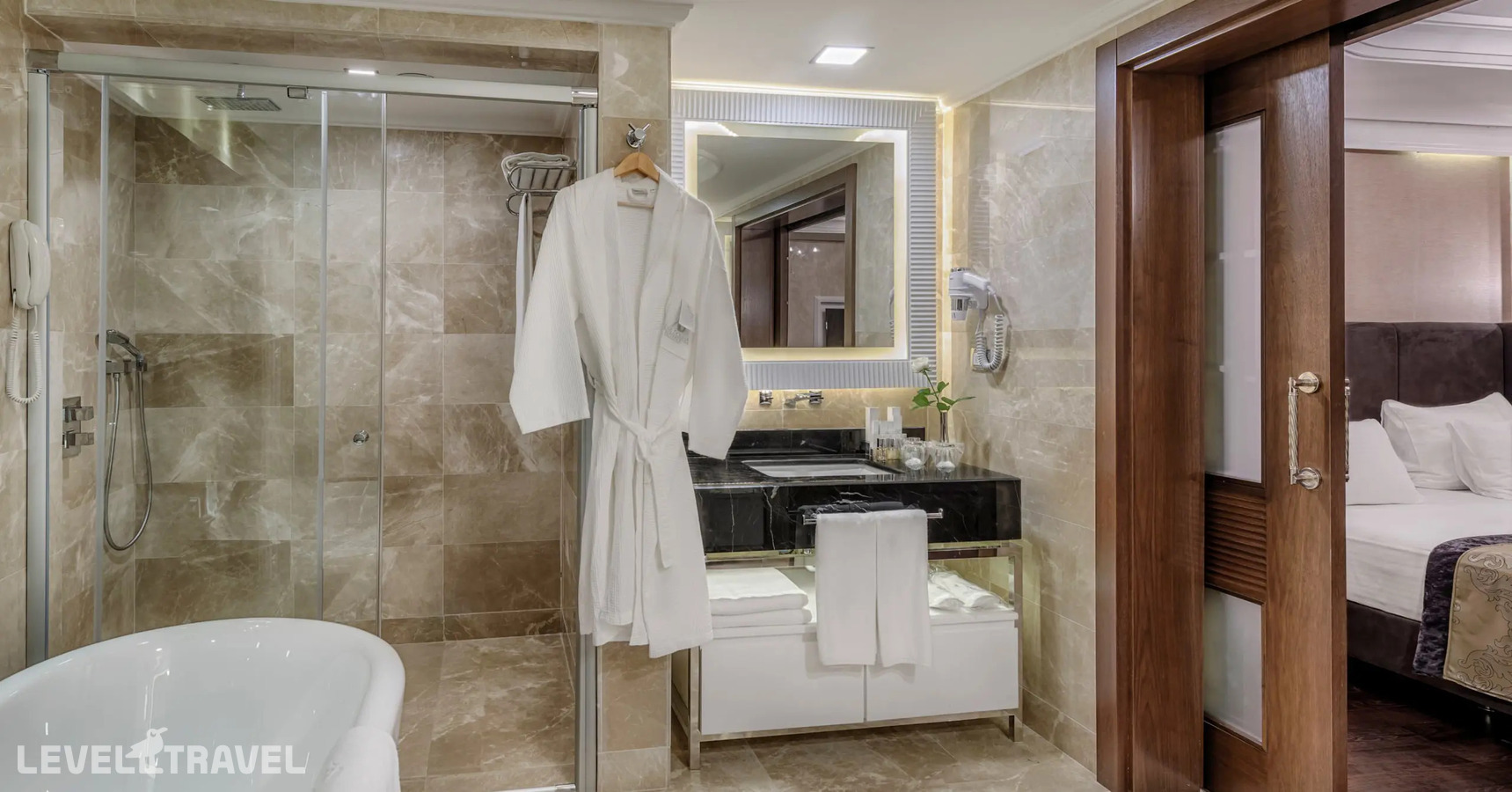 фотографии номера Люкс королевский отеля Dobedan Exclusive Hotel & Spa (Ex. Alva Donna Exclusive Hotel & Spa) в Турция(Богазкент) - фото №11