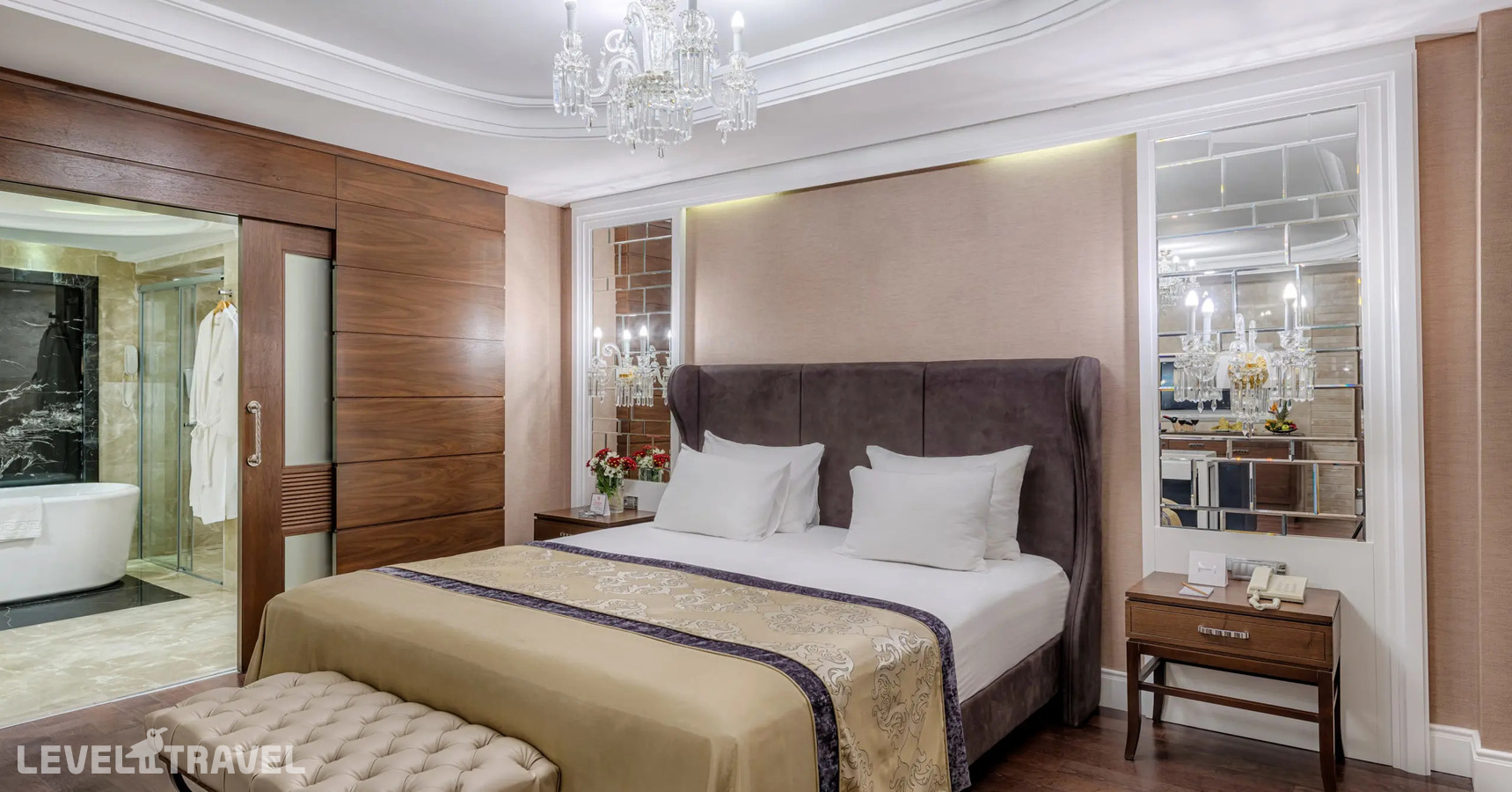 фотографии номера Люкс королевский отеля Dobedan Exclusive Hotel & Spa (Ex. Alva Donna Exclusive Hotel & Spa) в Турция(Богазкент) - фото №4