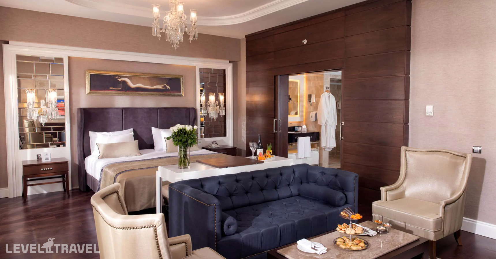 фотографии номера Люкс королевский отеля Dobedan Exclusive Hotel & Spa (Ex. Alva Donna Exclusive Hotel & Spa) в Турция(Богазкент) - фото №1