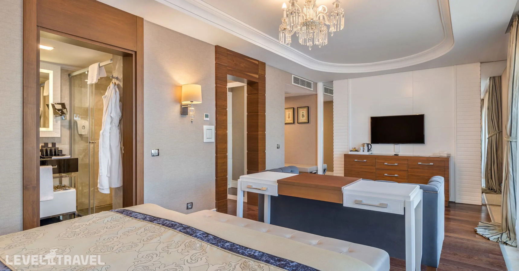 фотографии номера Люкс королевский отеля Dobedan Exclusive Hotel & Spa (Ex. Alva Donna Exclusive Hotel & Spa) в Турция(Богазкент) - фото №7