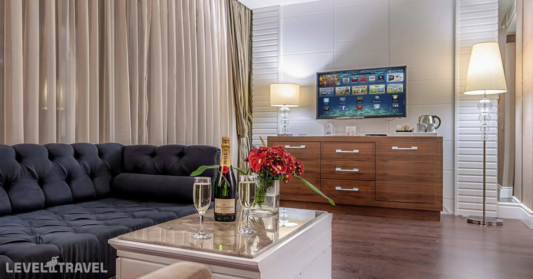 фотографии номера Представительский люкс отеля Dobedan Exclusive Hotel & Spa (Ex. Alva Donna Exclusive Hotel & Spa) в Турция(Богазкент) - фото №3
