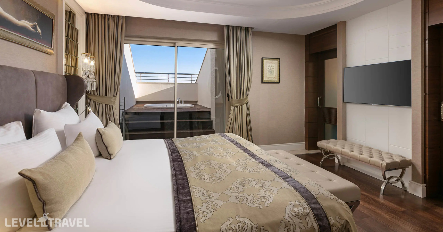 фотографии номера Представительский люкс отеля Dobedan Exclusive Hotel & Spa (Ex. Alva Donna Exclusive Hotel & Spa) в Турция(Богазкент) - фото №2