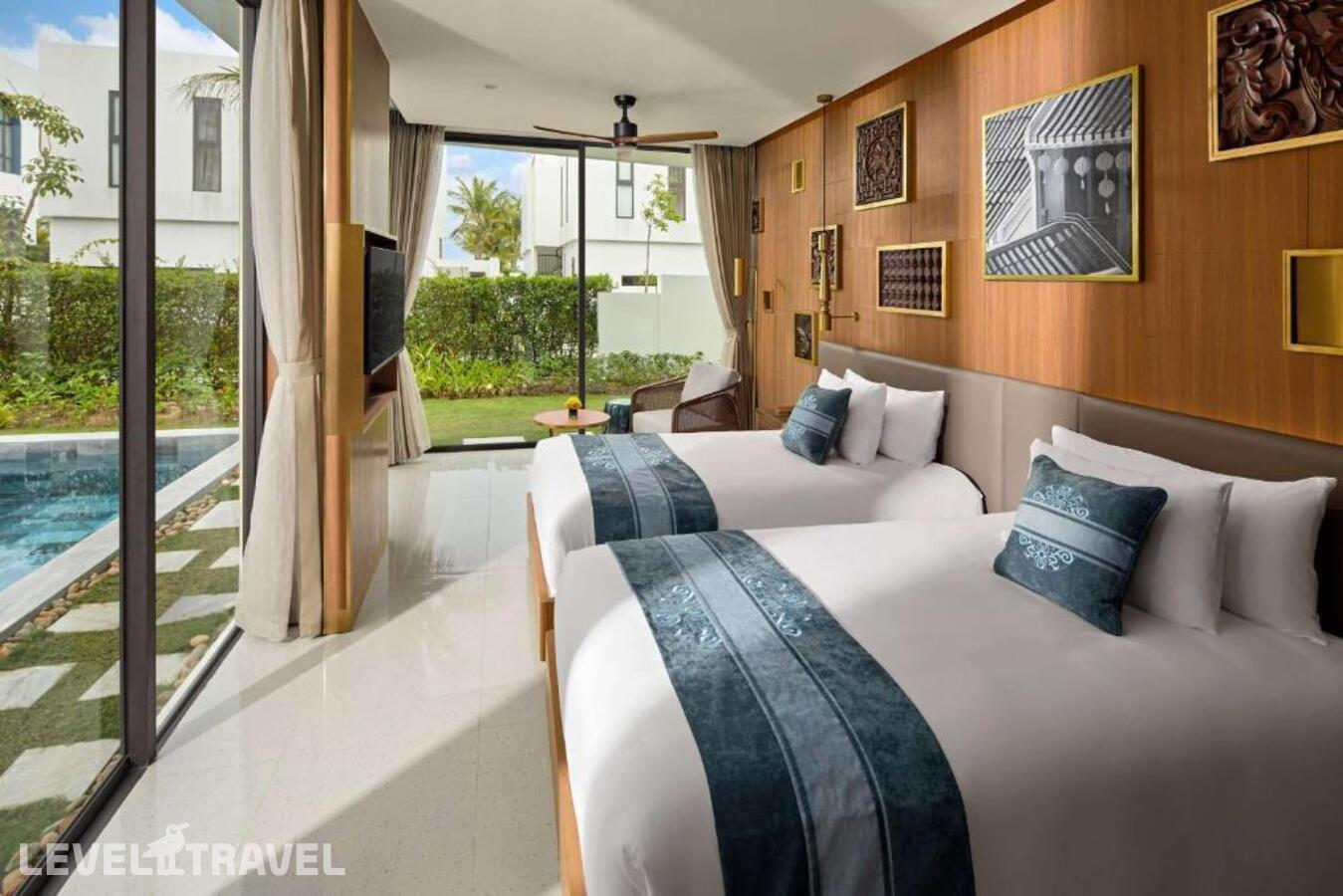 фотографии номера Вилла с видом на сад (2 спальни) отеля Wyndham Hoi An Royal Beachfront Resort & Villas в Вьетнам(Хойан) - фото №6