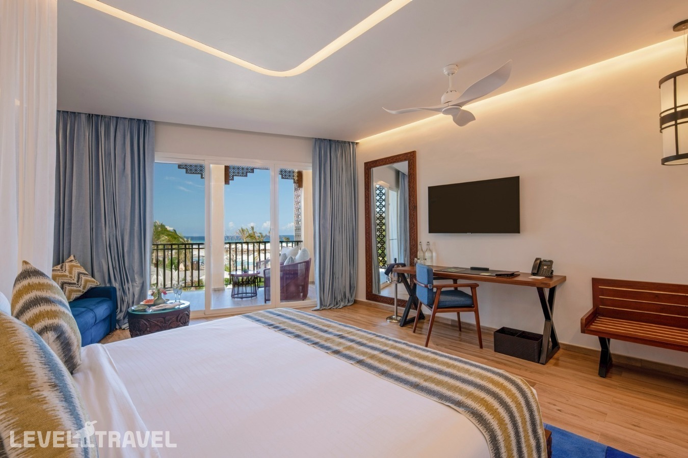 фотографии номера Улучшенный полулюкс с видом на океан отеля The Mora Zanzibar (Ex. Emerald Zanzibar Resort & Spa) в Танзания(Матемве Бич) - фото №2