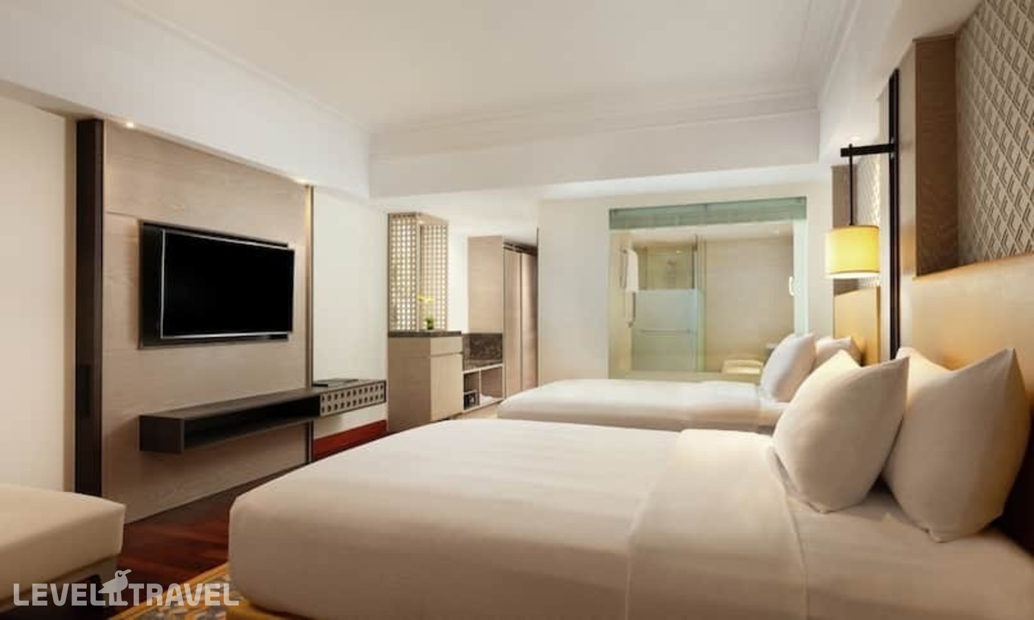 фотографии номера Номер Cliff Tower с видом на океан (отдельные кровати) отеля Hilton Bali Resort (Ex. Grand Nikko Bali) в Индонезия(Нуса Дуа) - фото №2