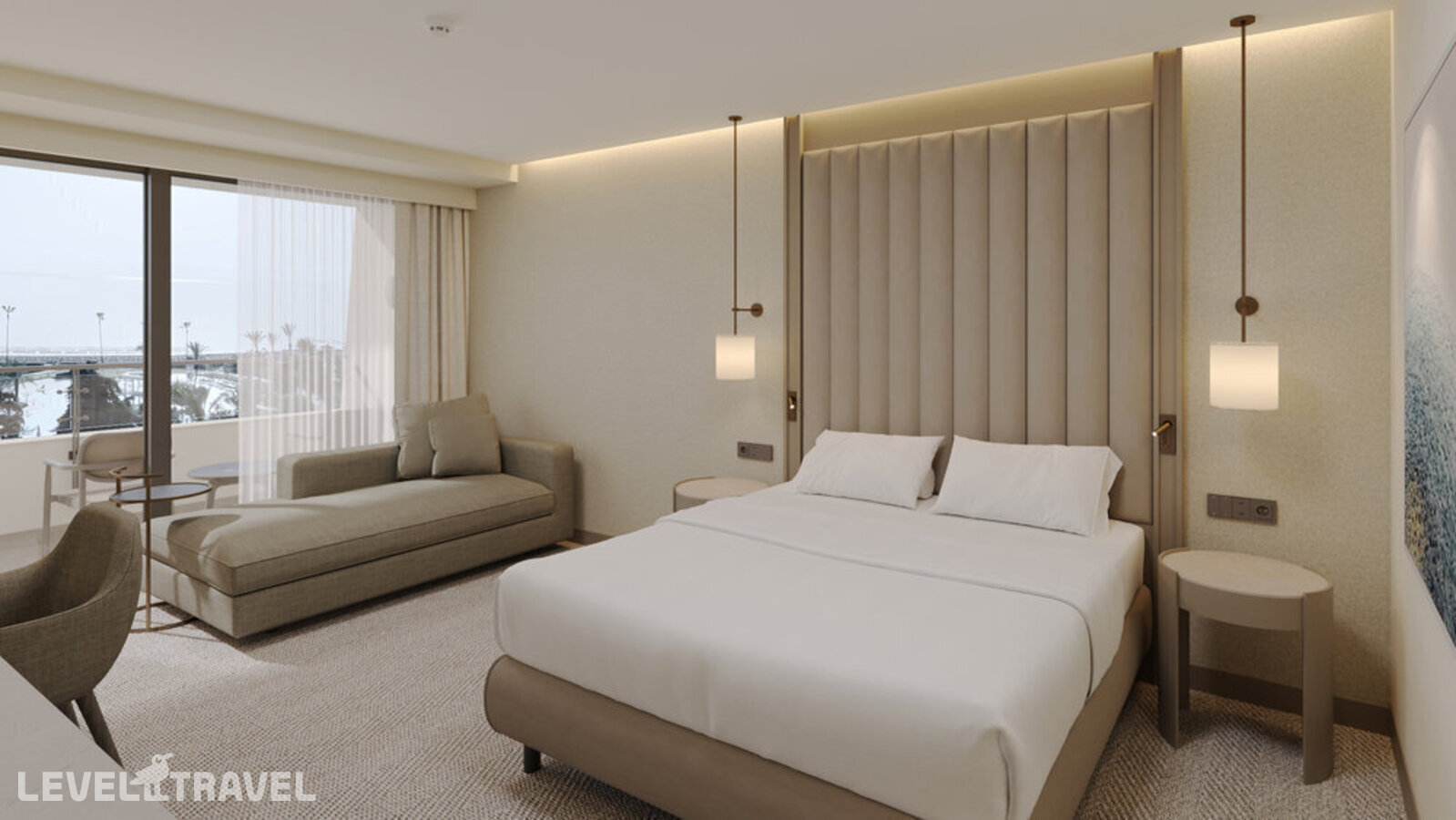 фотографии номера Номер Skyline с видом на море (главное здание) отеля Mirage Park Resort (Ex. Majesty Mirage Park Resort) в Турция(Гёйнюк) - фото №1
