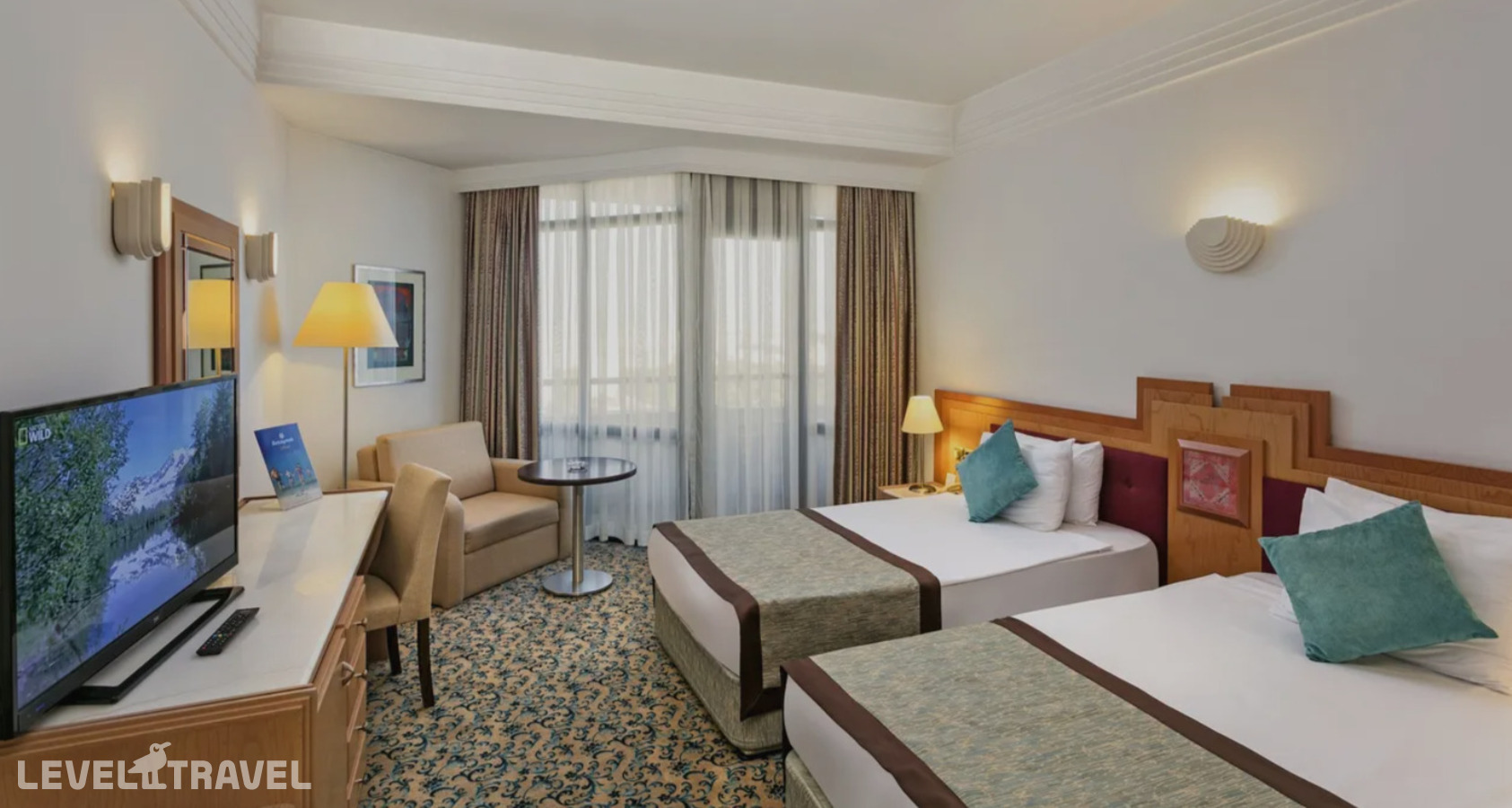 фотографии номера Стандартный (две односпальные кровати) отеля Ozkaymak Falez Hotel в Турция(Анталья - Центр) - фото №1
