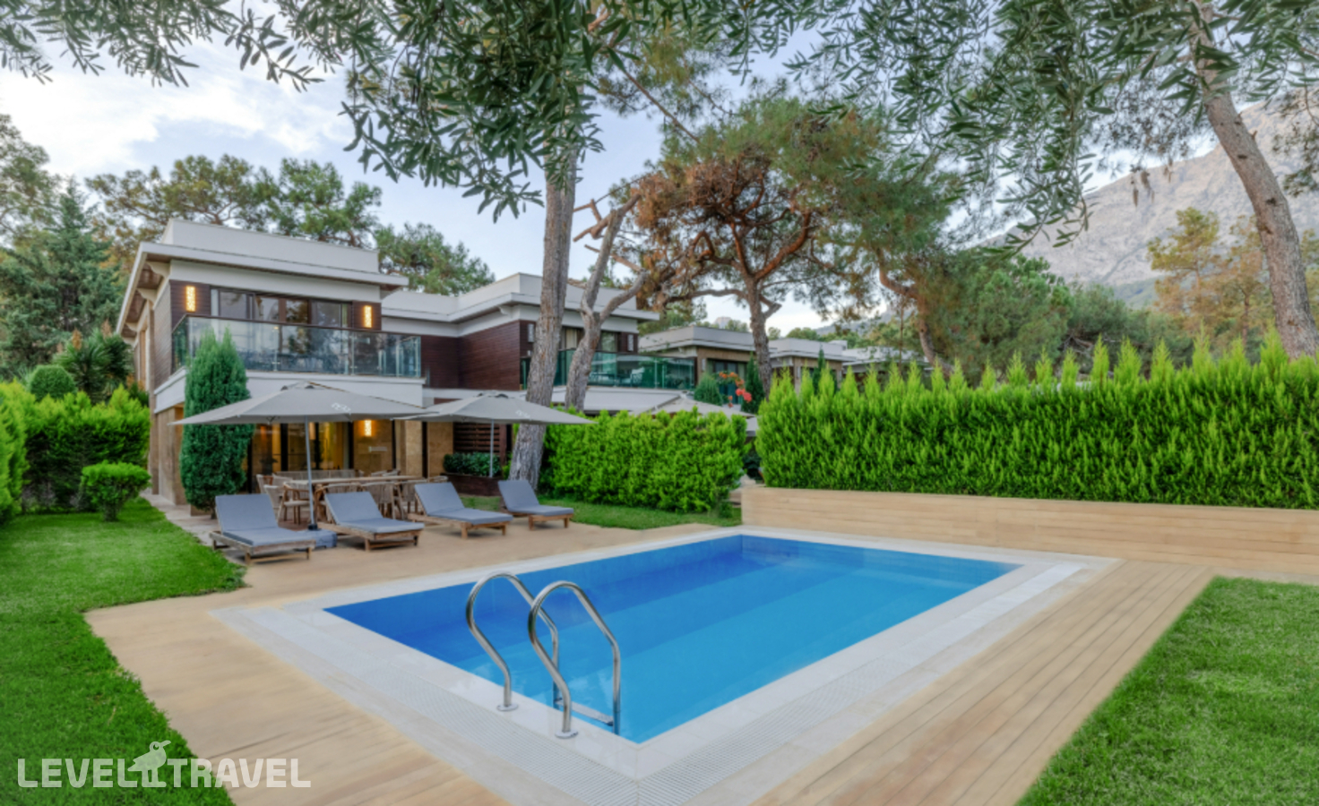 фотографии номера Королевская вилла с бассейном отеля Nirvana Mediterranean Excellence в Турция(Бельдиби) - фото №18
